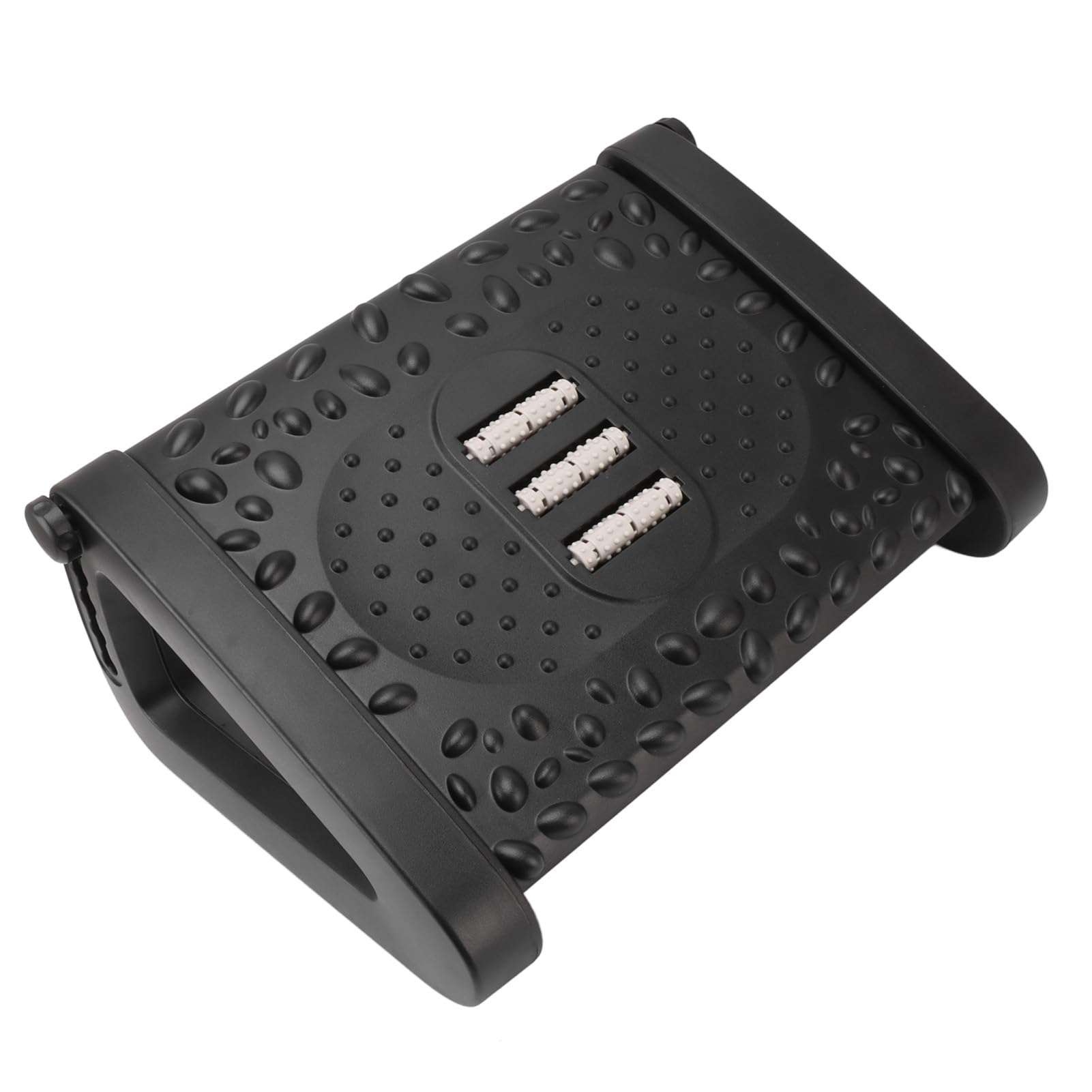 FTVOGUE Podnóżek Pod Biurkiem, Ergonomiczny Podnóżek z regulacją (BLACK)