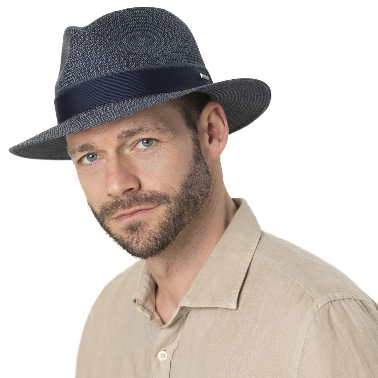 Stetson Pavelo Traveller Cappello di Paglia con Fascia in Tessuto Uomo Primavera Estate