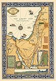 Riley Creative Solutions  The Holy Land | 1923 Pictorial Map Wall Art Poster Decor (3 Sizes)...