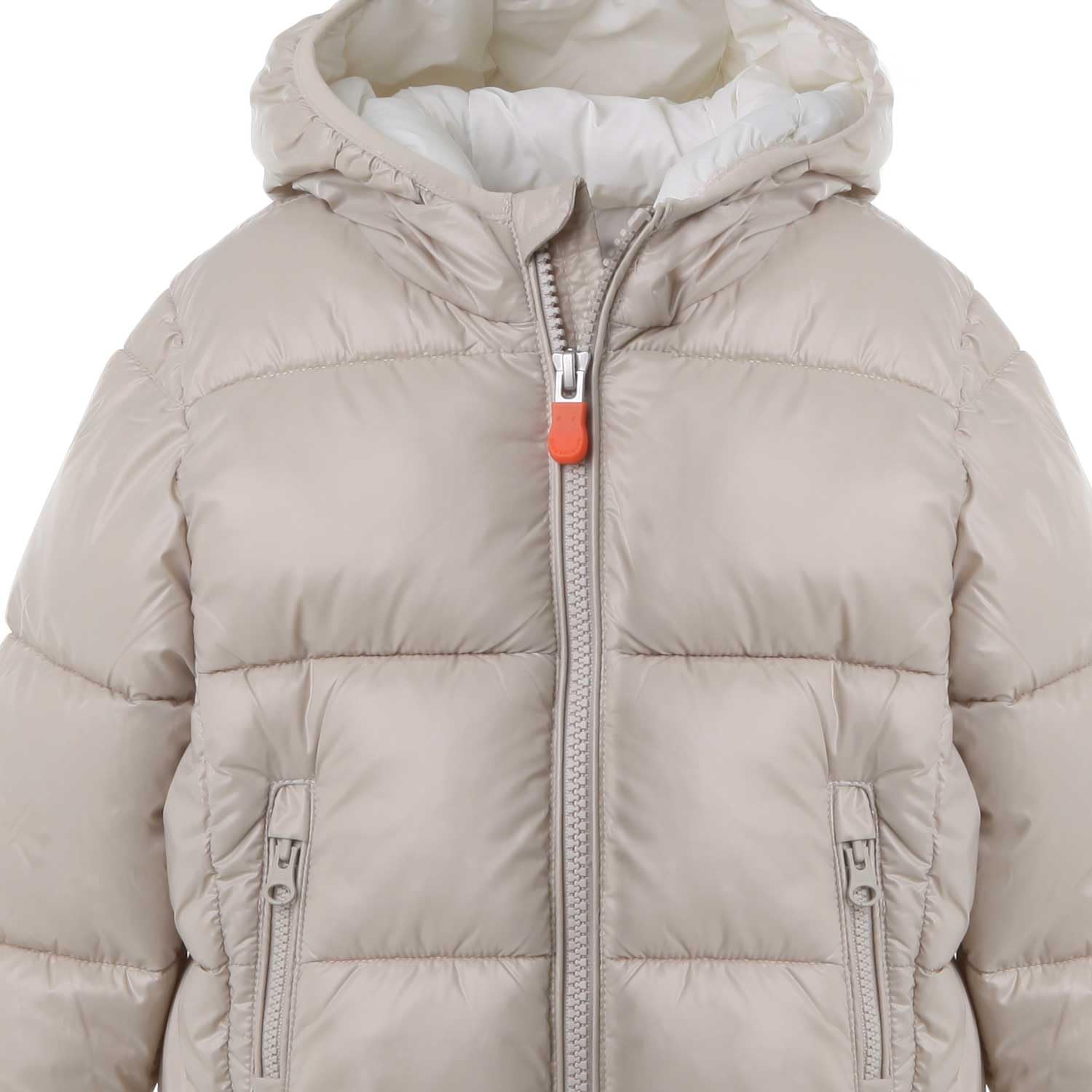 Save The Duck Giubbotto Piumino Animal Free per Neonati Jody Rainy Beige