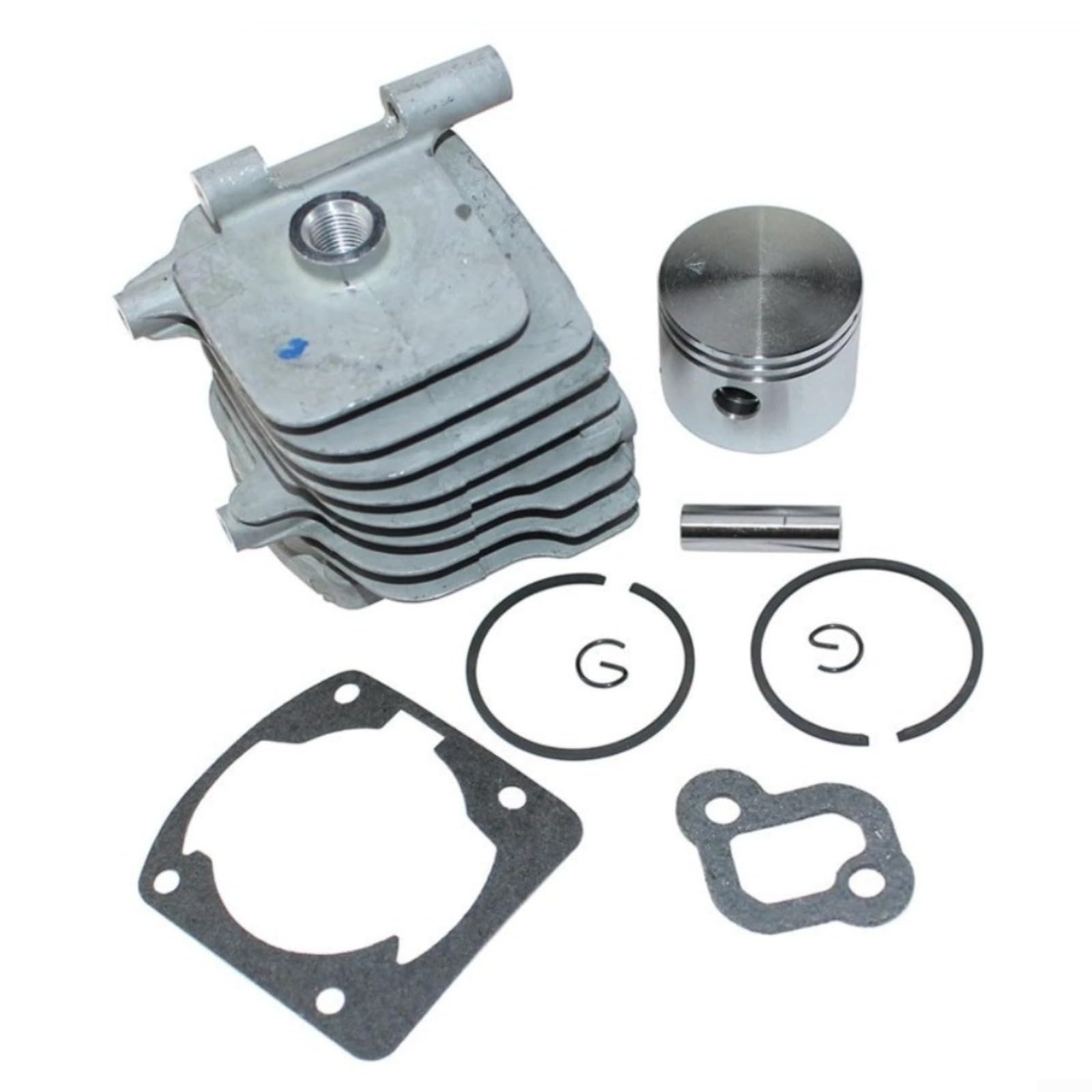 Kit di Riparazione Cilindro E Pistone Con 2 Guarnizioni In Metallo Per Sega Echo CS-2511/CS-2511P/CS-2511PN/CS-2511T/CS-2511TN/CS-2511TES