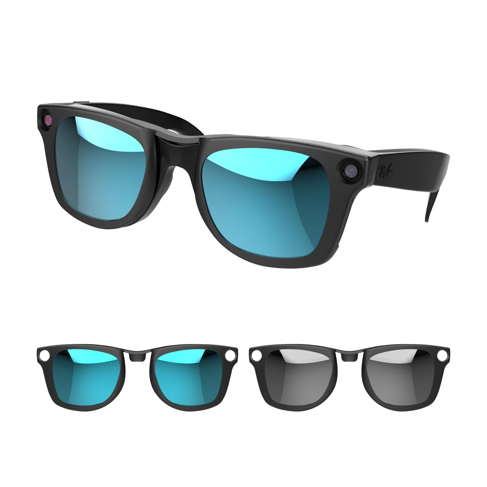 RCstyle Compatible with Ray-Ban Meta Wayfarer (Standard) Smart Glasses Colour Changing Clip Set for Men and Women 50-22 Size M-image-48
