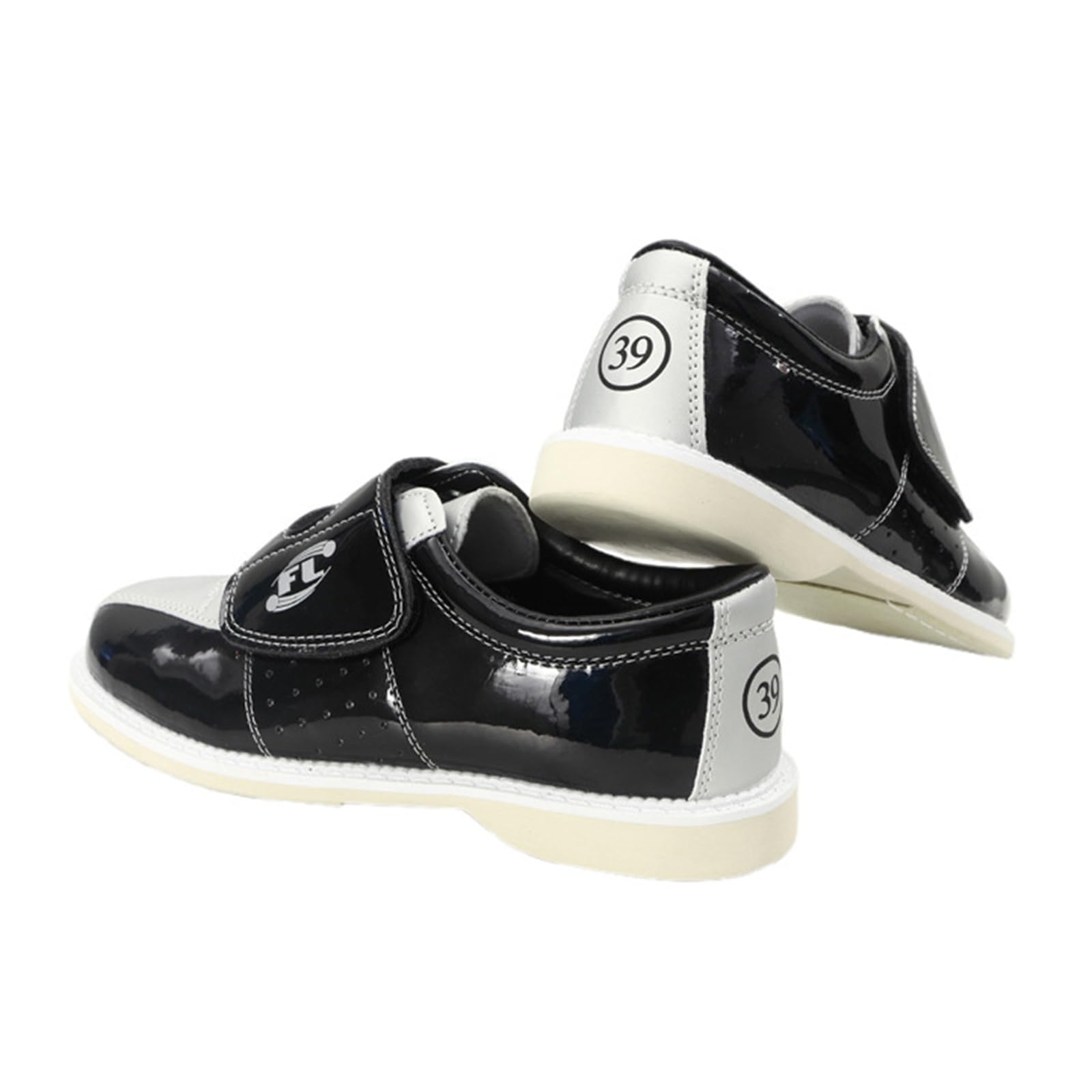JiuQing Bowlingschuhe Für Herren Damen Slip-On-Walking-Schuhe Für Den Innenbereich Wildleder-Gleitsohle Für Bowling-Training Für Anfänger