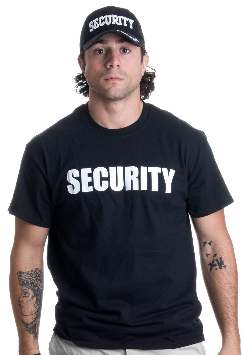 Security T Shirt 100% Cotton Black T-Shirt