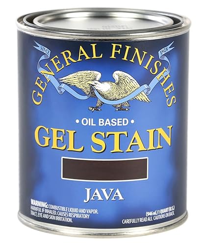 General Finishes Oil Base Gel Stain, 1 Quart, Java