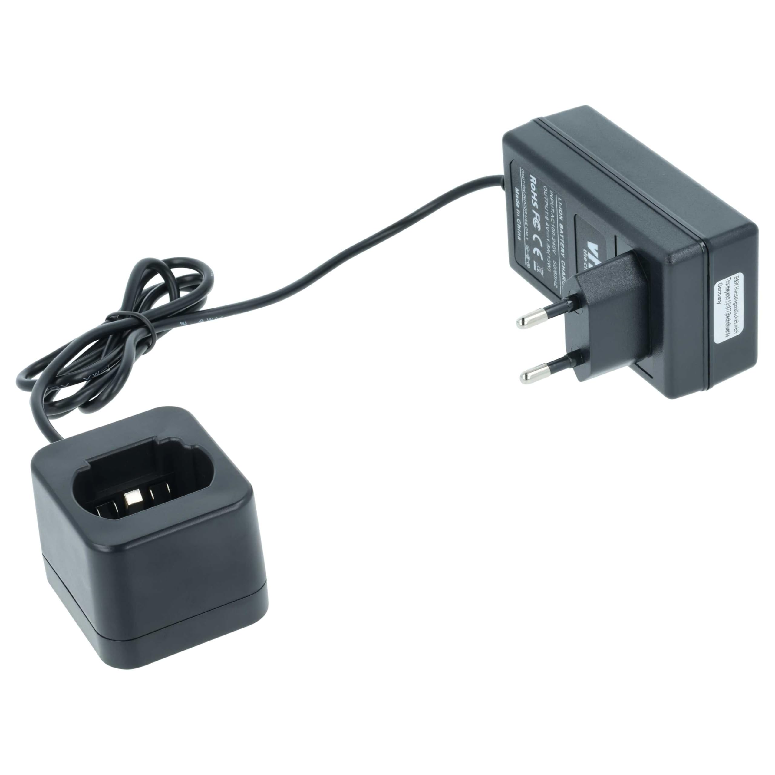 vhbw Cargador rápido Compatible con Dewalt DCB095, DCF680, DCF680N1, DCF680N2, DCF682, DCL023, DW4390 Herramientas, baterías de Li-Ion