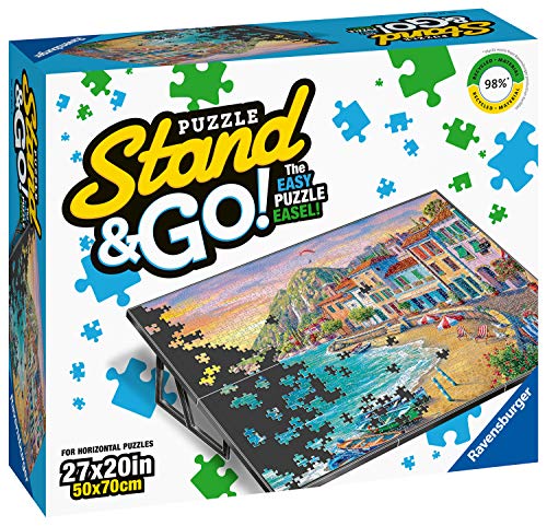 Ravensburger 16826 Zubehör-Stand & Go Board Staffelei geeignet für 1000 Teile Puzzle, Mehrfarbig – Bild 4