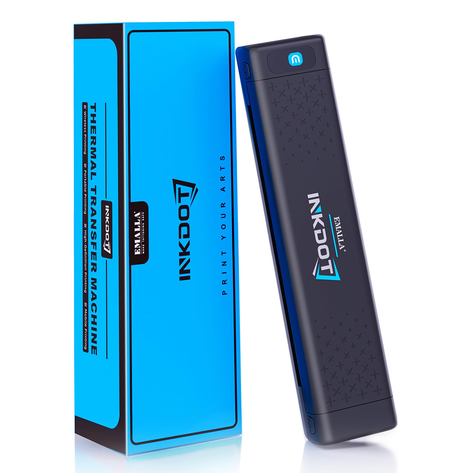 Imprimante de tatouage thermique Bluetooth 203 DPI haute résolution sans fil portable pour artistes iOS Windows