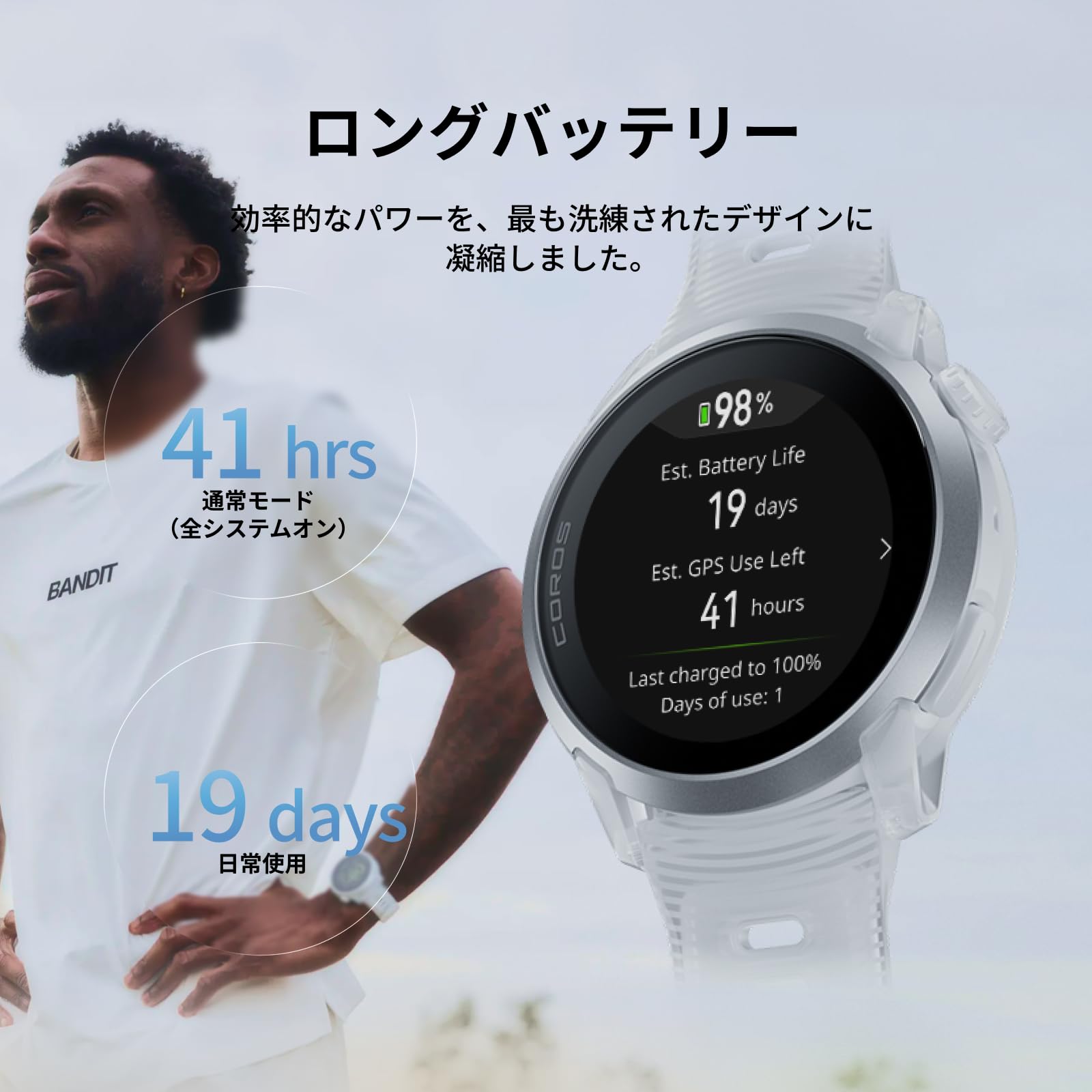 Amazon.co.jp: COROS（カロス）PACE 4 ランニングウォッチ スポーツ