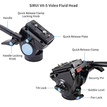 Amazon | SIRUI ST-125+VA-5 カーボンファイバー三脚 フルード