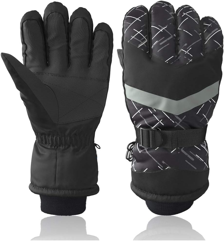 HUO ZAO Men Winter Snow Ski Gloves