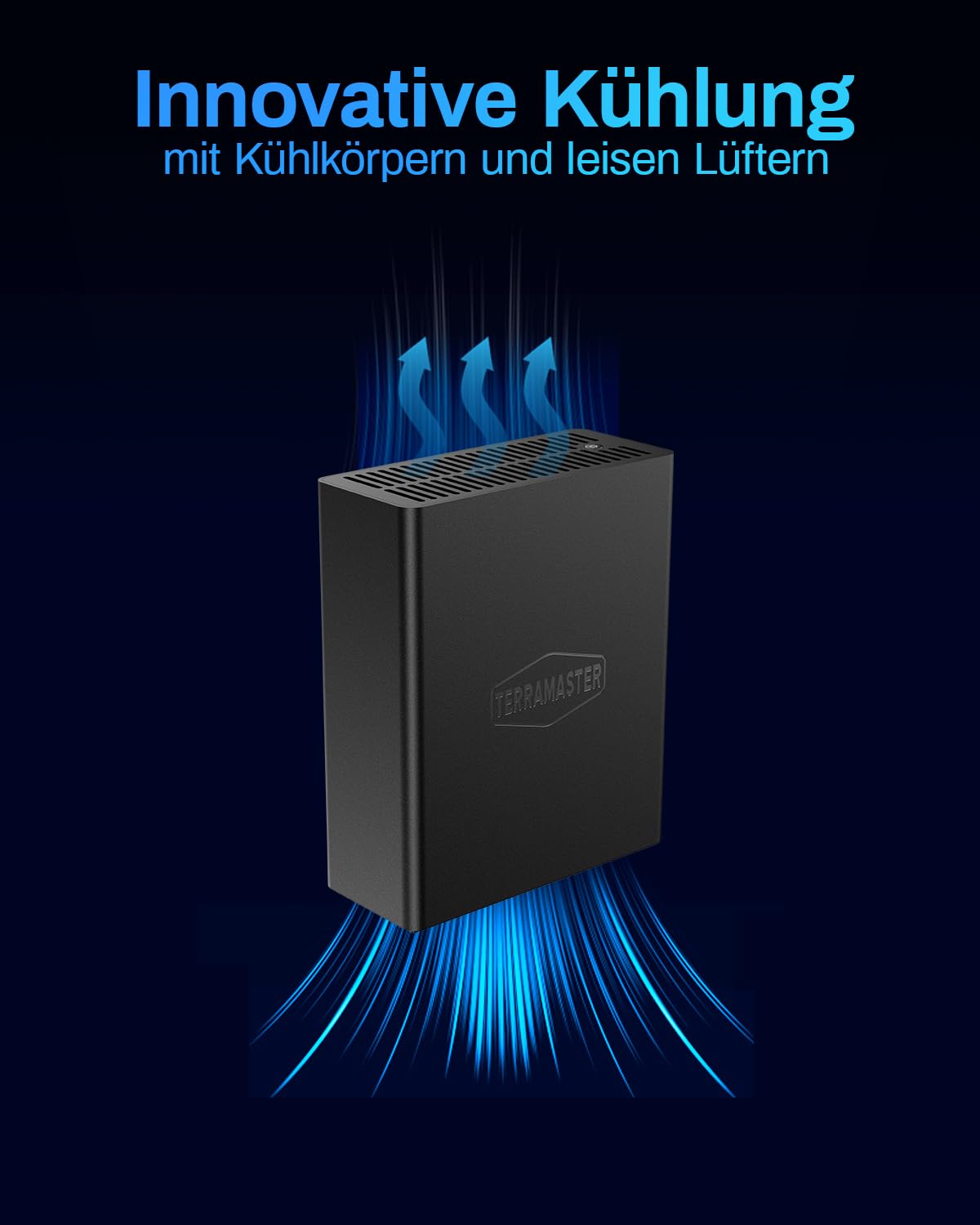 TERRAMASTER F8 SSD Plus NAS - 8Bay All SSD NAS Storage Core i3 8-Core 8-Thread CPU, 16GB DDR5 RAM, 10GbE Port, Handflächengroßer Network Attached Storage Spitzenleistung für Unternehmen (Diskless)