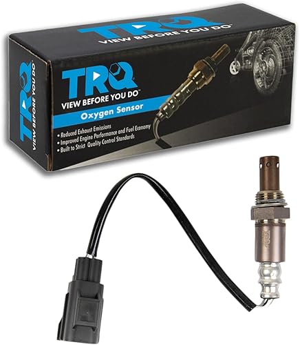 Vista 263 de TRQ Sensor de Oxígeno O2 de 4 Hilos de Banda Estrecha Compatible con VW Atlas 2.0L 2018-21, VW GTI 2.0L 2016-18, Audi A3 Quattro 2.0L 2015-18, VW