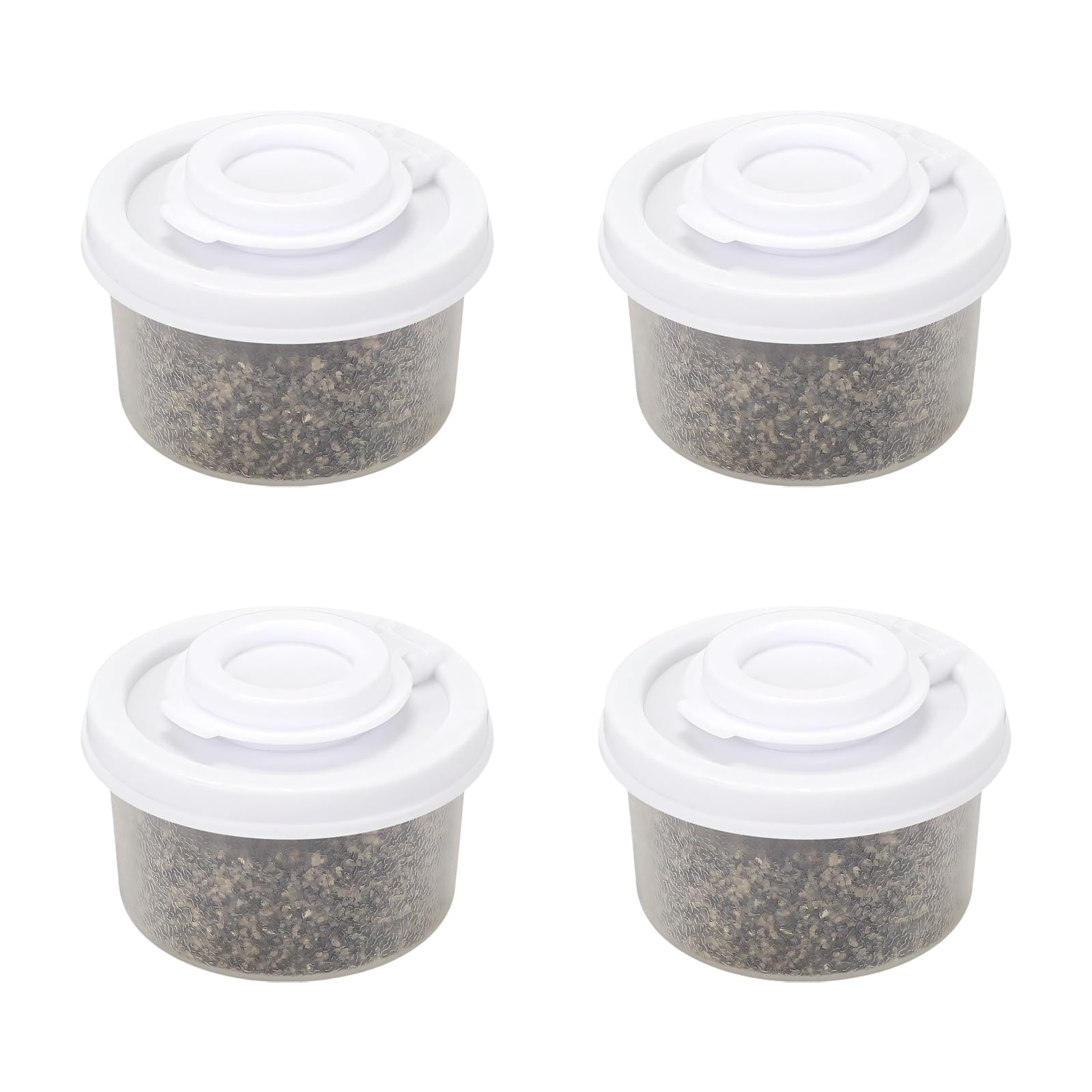 NLAIOUSL 4 Small Seasoning Sturdy Suitable Cooking Picnics Seasoning Canisters