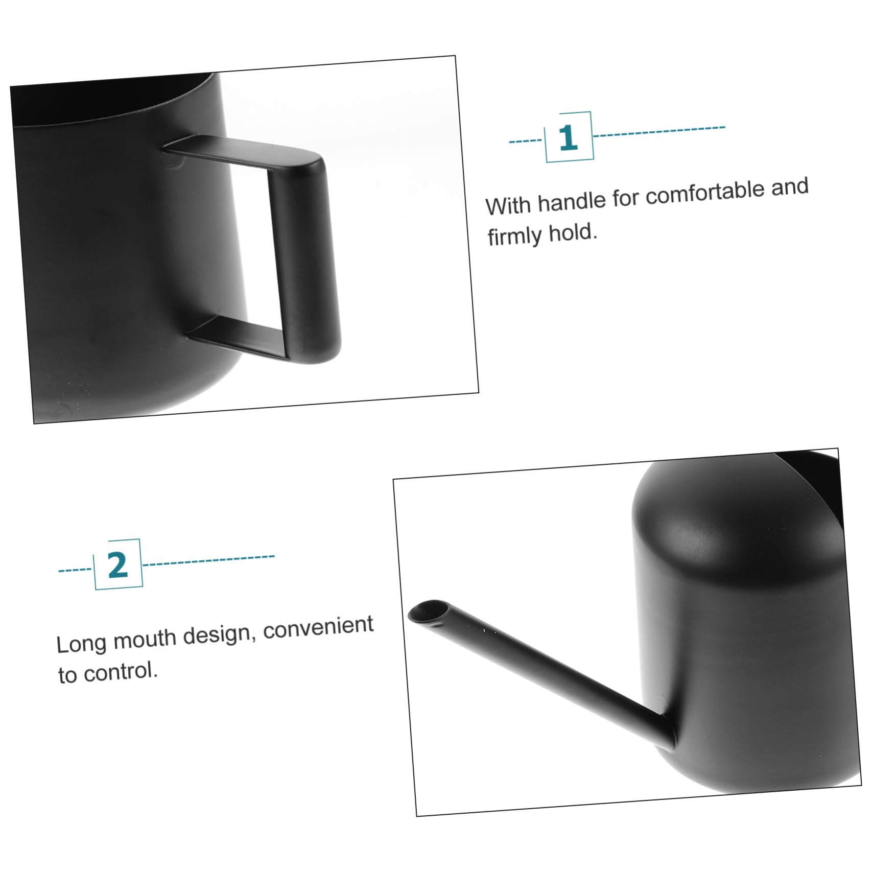 YARNOW 4 Pz annaffiatoio per interni colmar innaffiatoio Annaffiatoio regolabile piante d'appartamento casa annaffiatoi da giardino bollitori per annaffiare Acciaio inossidabile Black