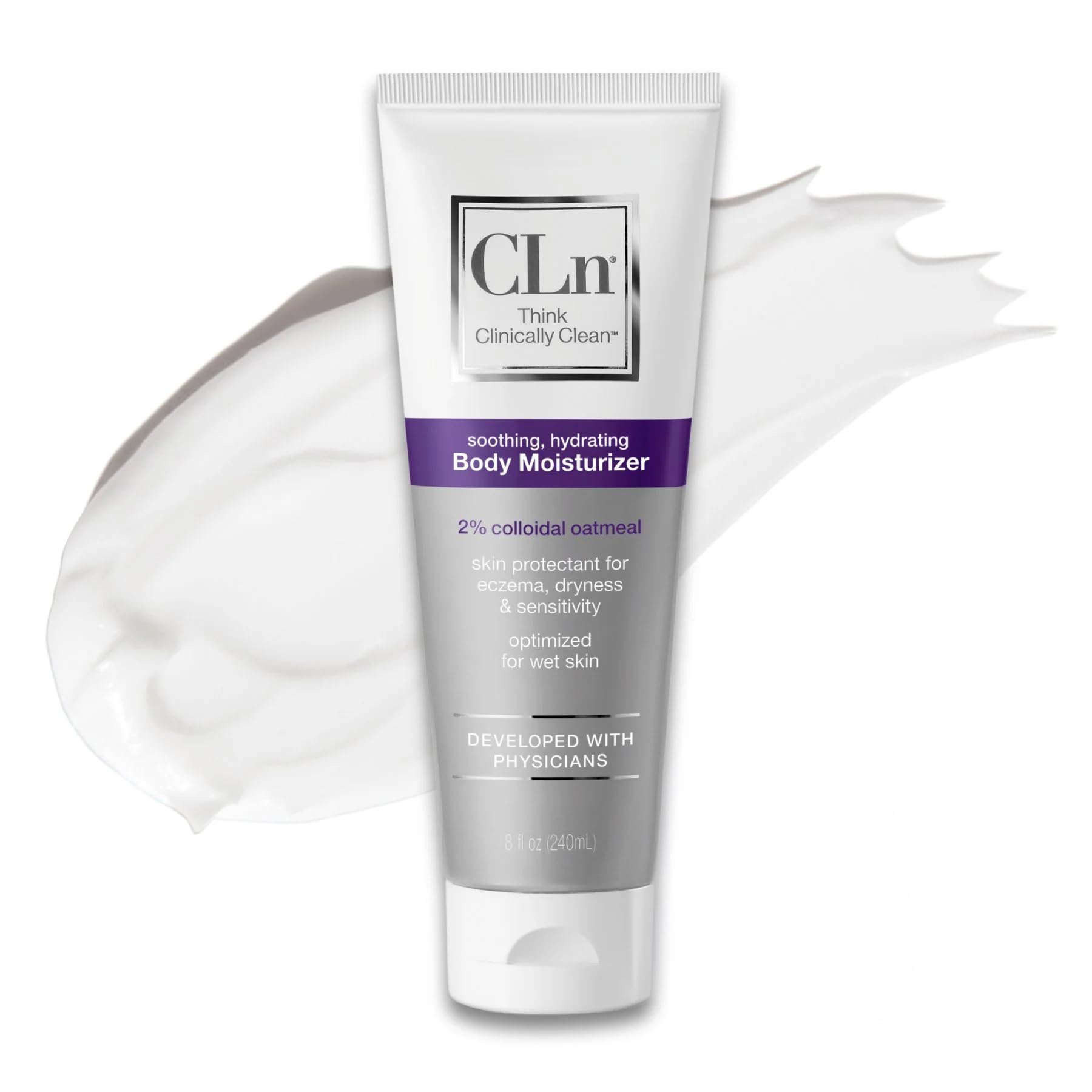 CLn Crema Idratante Corpo - Protettivo Cutaneo con il 2% di Avena Colloidale, Senza Parabeni, Senza Coloranti & Senza Profumo, 240ml