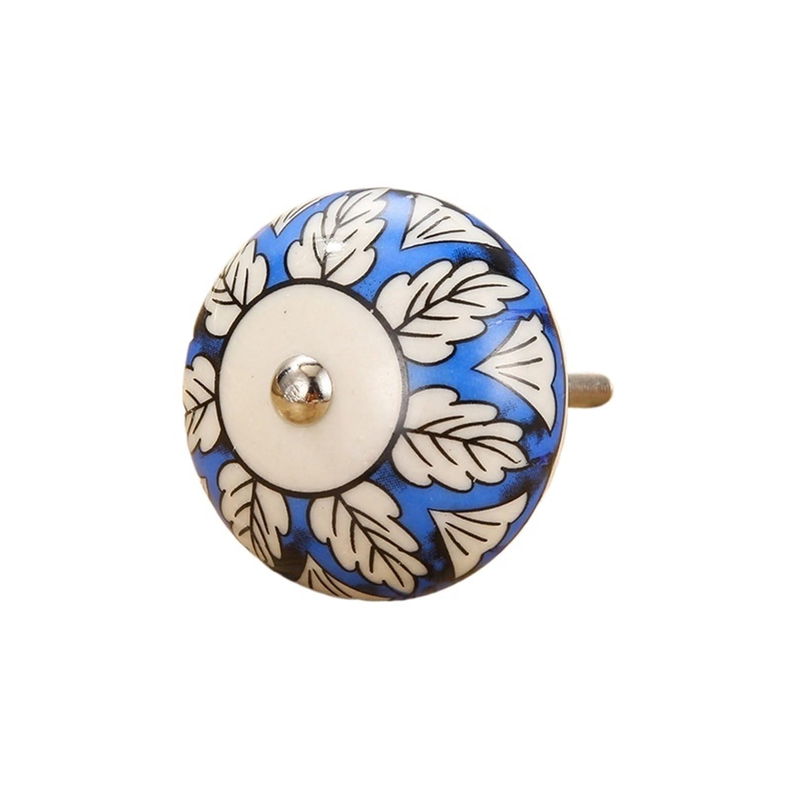 Wlihdb Color 6 5Pairs Multicolor Ceramic Knobs Cupboard Cabinet Dresser And Furniture Antique Floral Drawer Handle Pull Door Knob For Chest Of Drawer(Color 6)