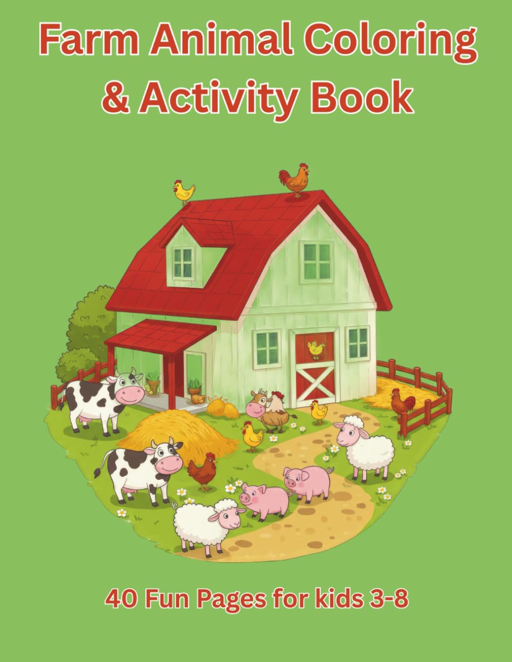 Farm Animal Coloring & Activity Book
