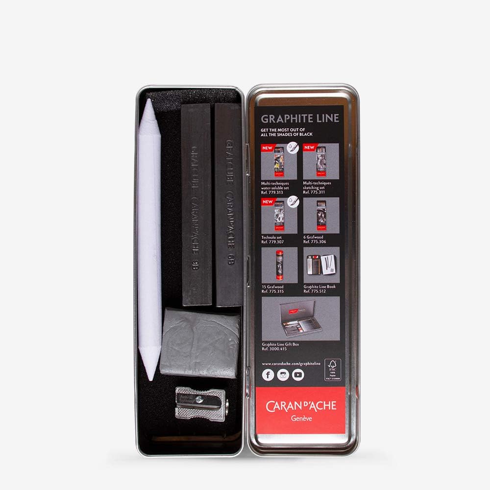 Caran d'Ache 0775-311 Graphite Line Multi-Tech Sketch Set