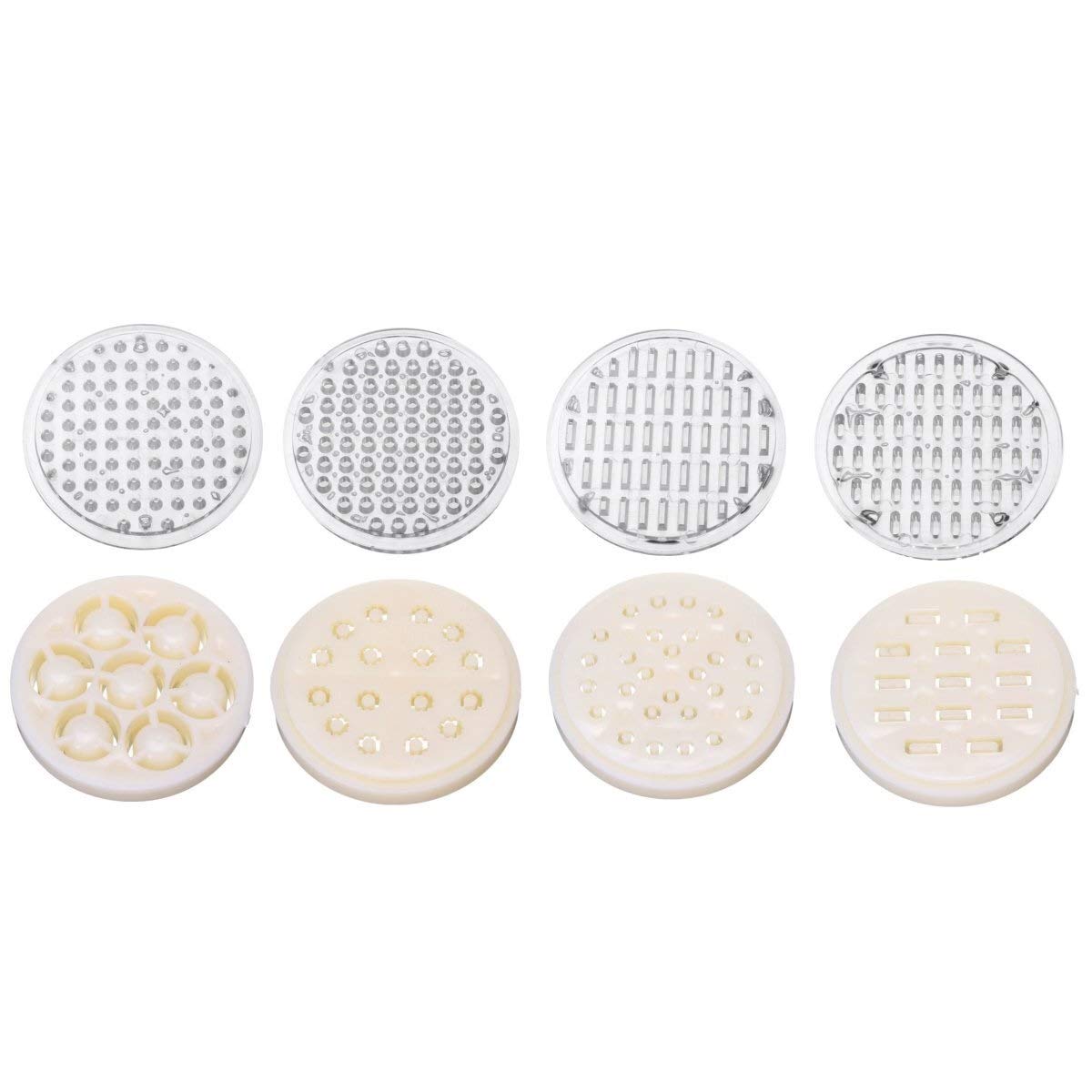 Macchina per la Pasta, Macchina per la Pasta Manuale, Macchina per la Pasta Manuale in Acciaio Inox, pressa per Pasta, manovella, spremiagrumi, Utensili da Cucina con 8 stampi per