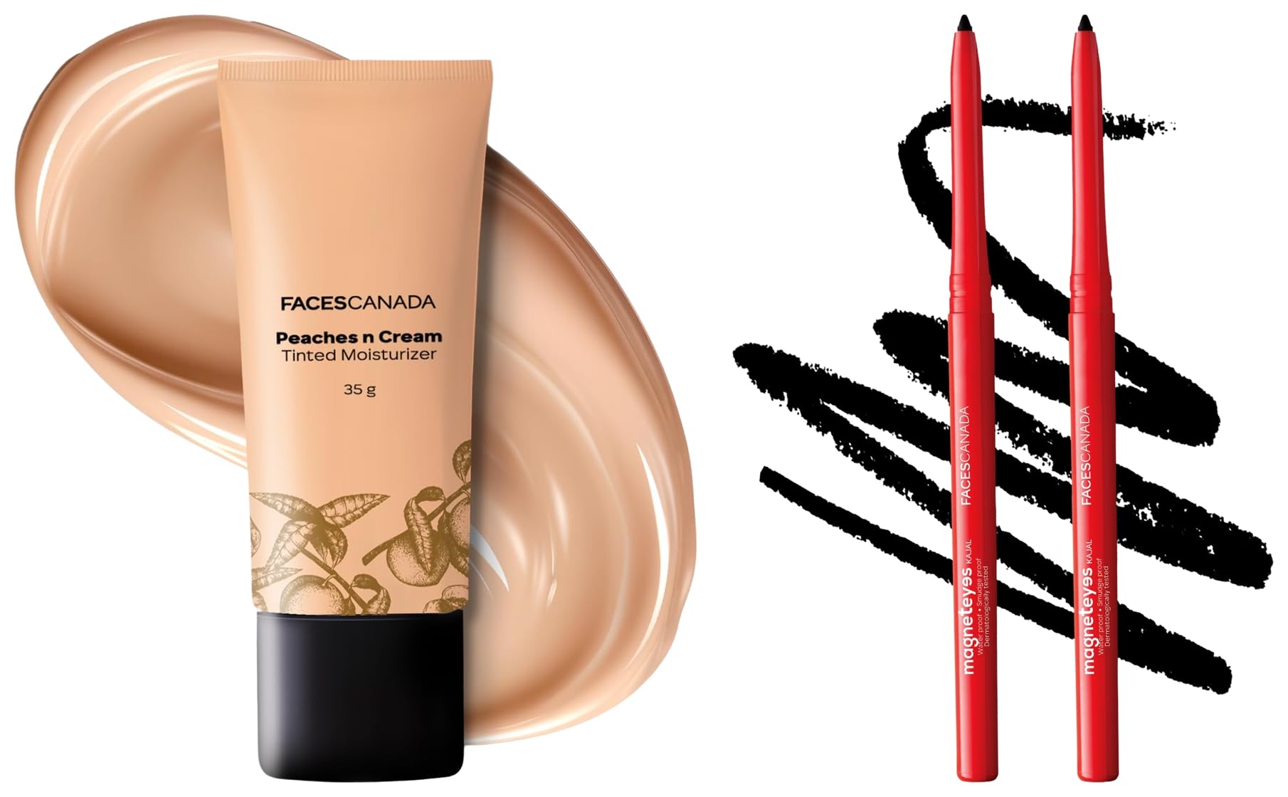 FACESCANADA Peaches N Cream Tinted Moisturizer - Light 01, 35 G