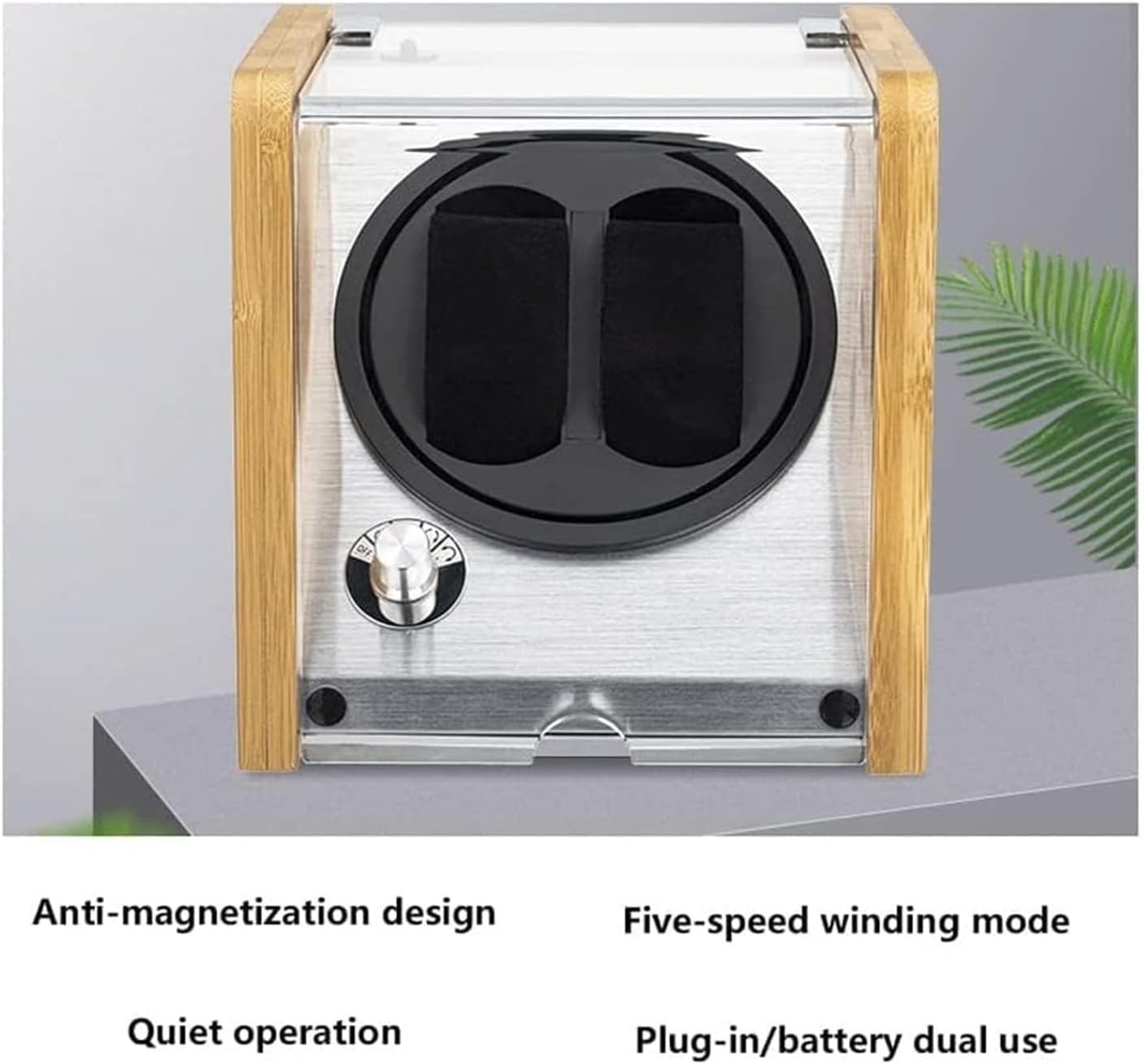 Watch Case Watch Stand Watch Box Winding Mechanical Rotating Watch Box Automatic Winding Box Winder Watch Organizer Watch image 5