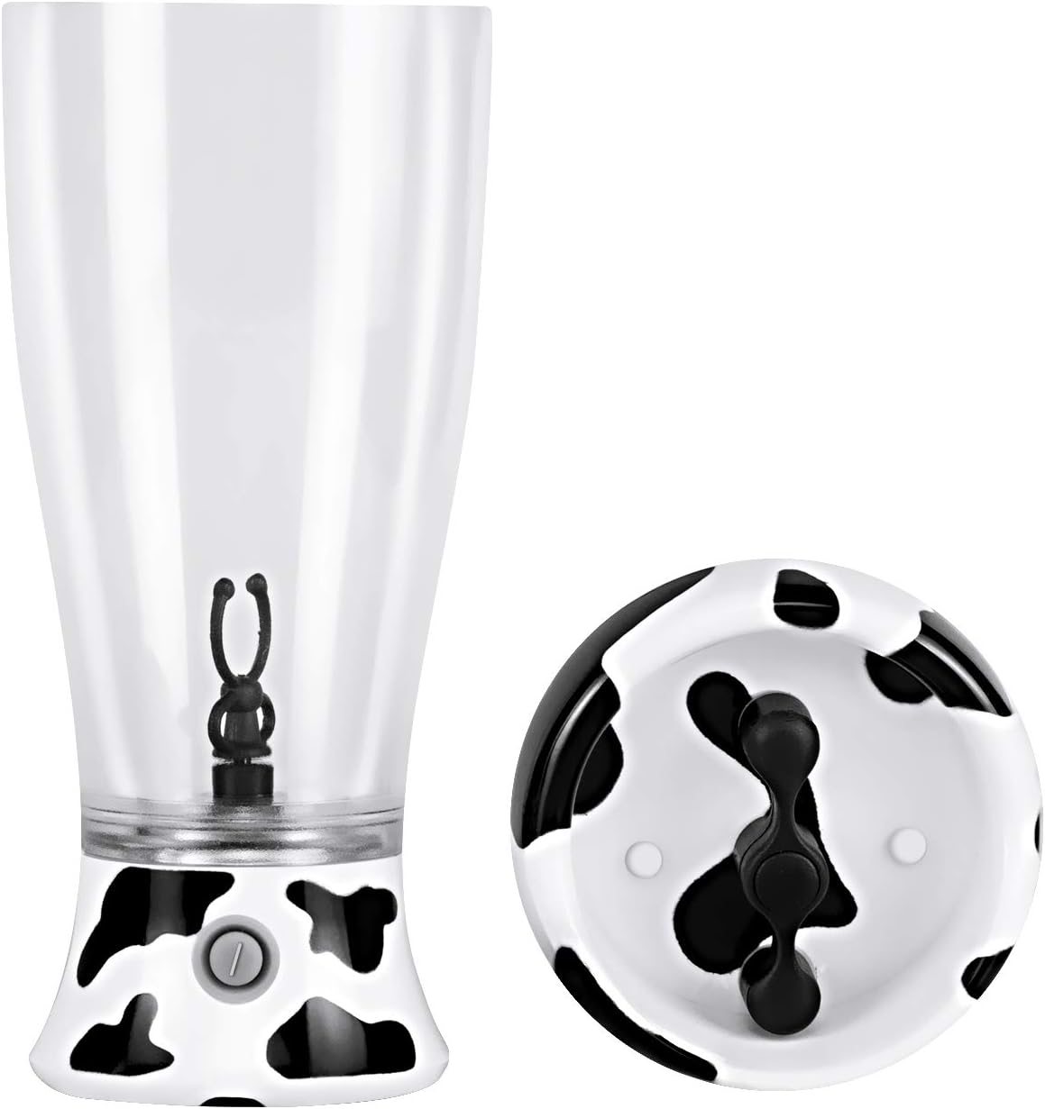 Allytech Portable Battery Powered Electric Self Stirring Mug Skinny Moo Mixer Chocolate Milk Coffe Cup