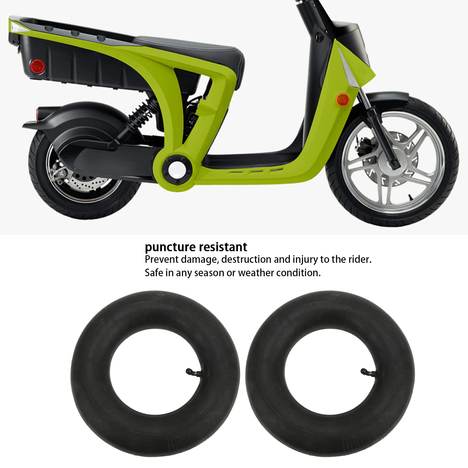 2-Pack Inner Tubes For 90/65-6.5 & 110/50-6.5 Tires - Fits 47cc/49cc Mini Pocket Bikes