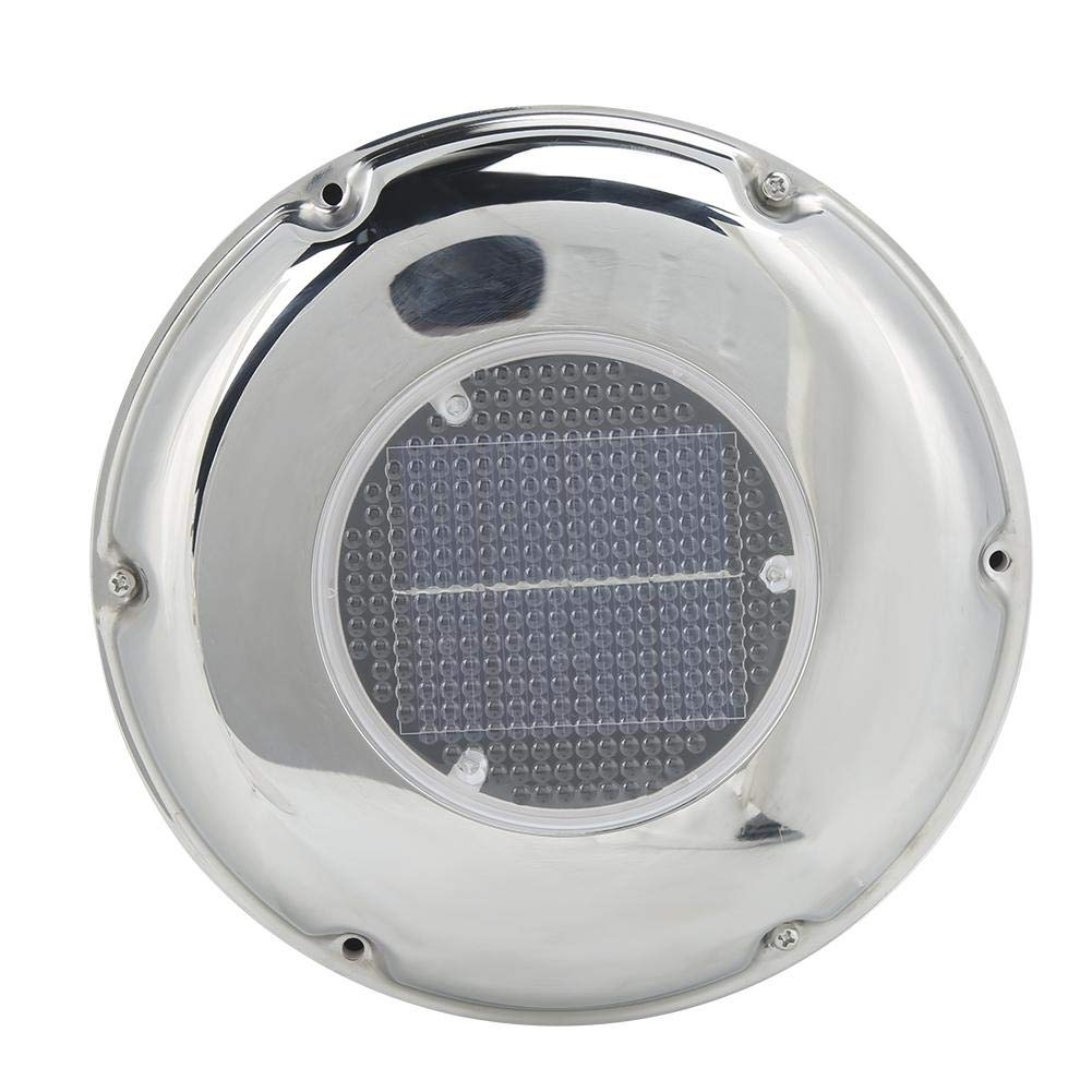 FastUU Ventilatore solare, Ventilatore solare in acciaio inossidabile, Ventilatore di scarico per barca, Ventilatore di ventilazione sicuro silenzioso impermeabile