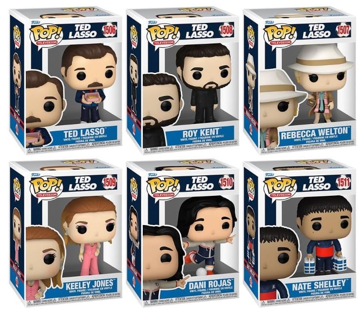 Ted Lasso Series 2 Complete Set (6) Funko Pop! Television : Funko: Amazon.ca: Toys & Games