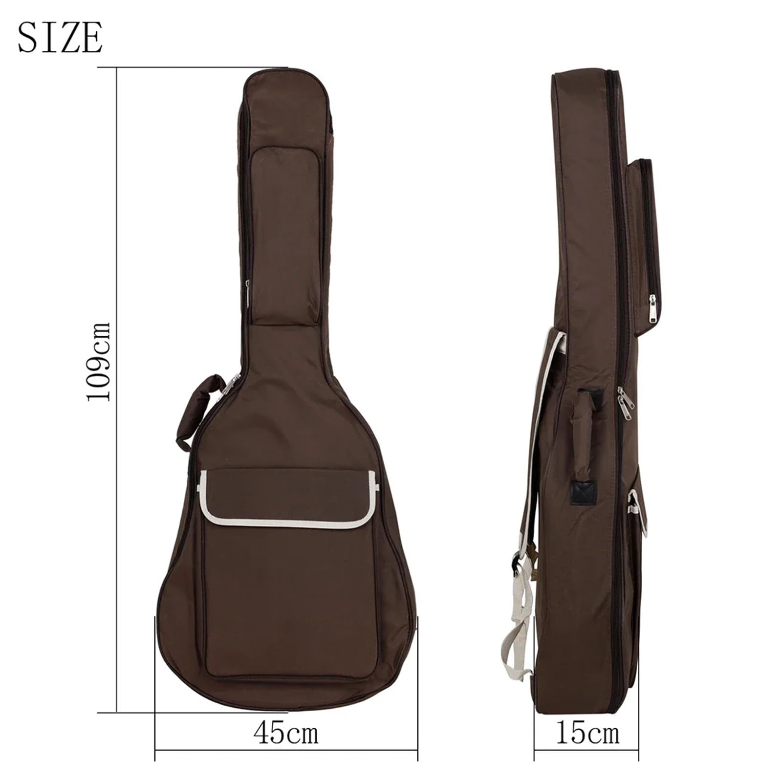 Estuche for Guitarra acústica de 40/41 Pulgadas, Resistente al Agua, for clásica, Instrumentos Cuerdas Profesionales, Accesorios for para Transportar Guitarras