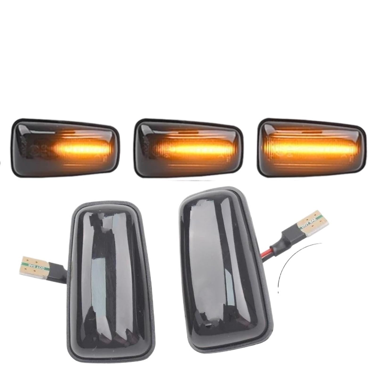 Indicatore Di Direzione Laterale Dinamico A Per Citroen Per Berlingo Dispatch Freccia Laterale(Black)
