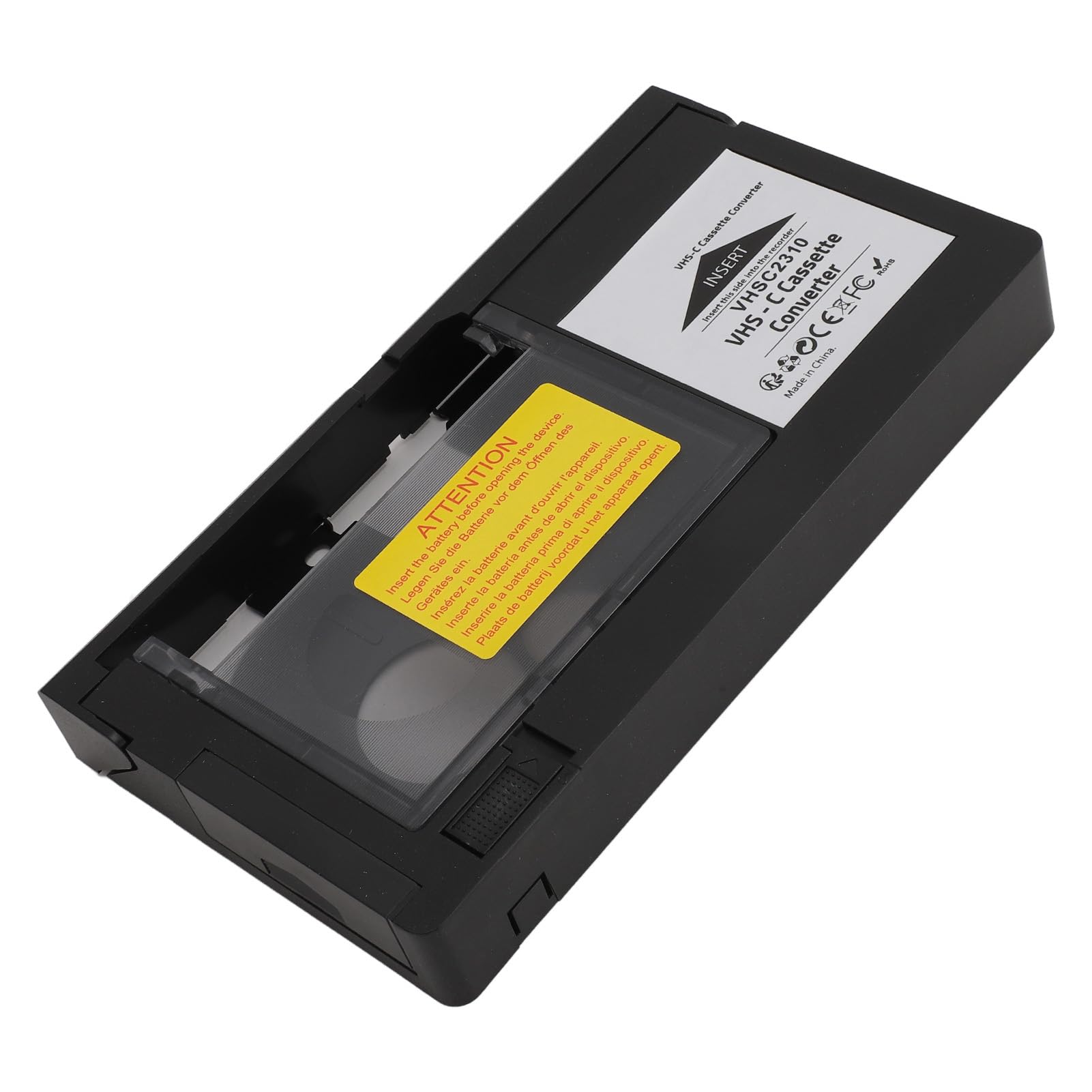 CamcorderKassettenadapter Wiedergabe Videokassettenadapter EinTastenSteuerung für S,VHS,CS und VHSKassetten