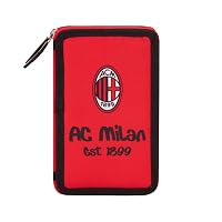AC Milan - Astuccio con 3 Scomparti e Materiali Inclusi all'interno