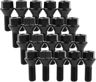 Mardarth M12x1.5 Wheel Lug Bolts for BMW E46 E90 E39 E60 E53 325i - OE# 36136781150 Pack of 20