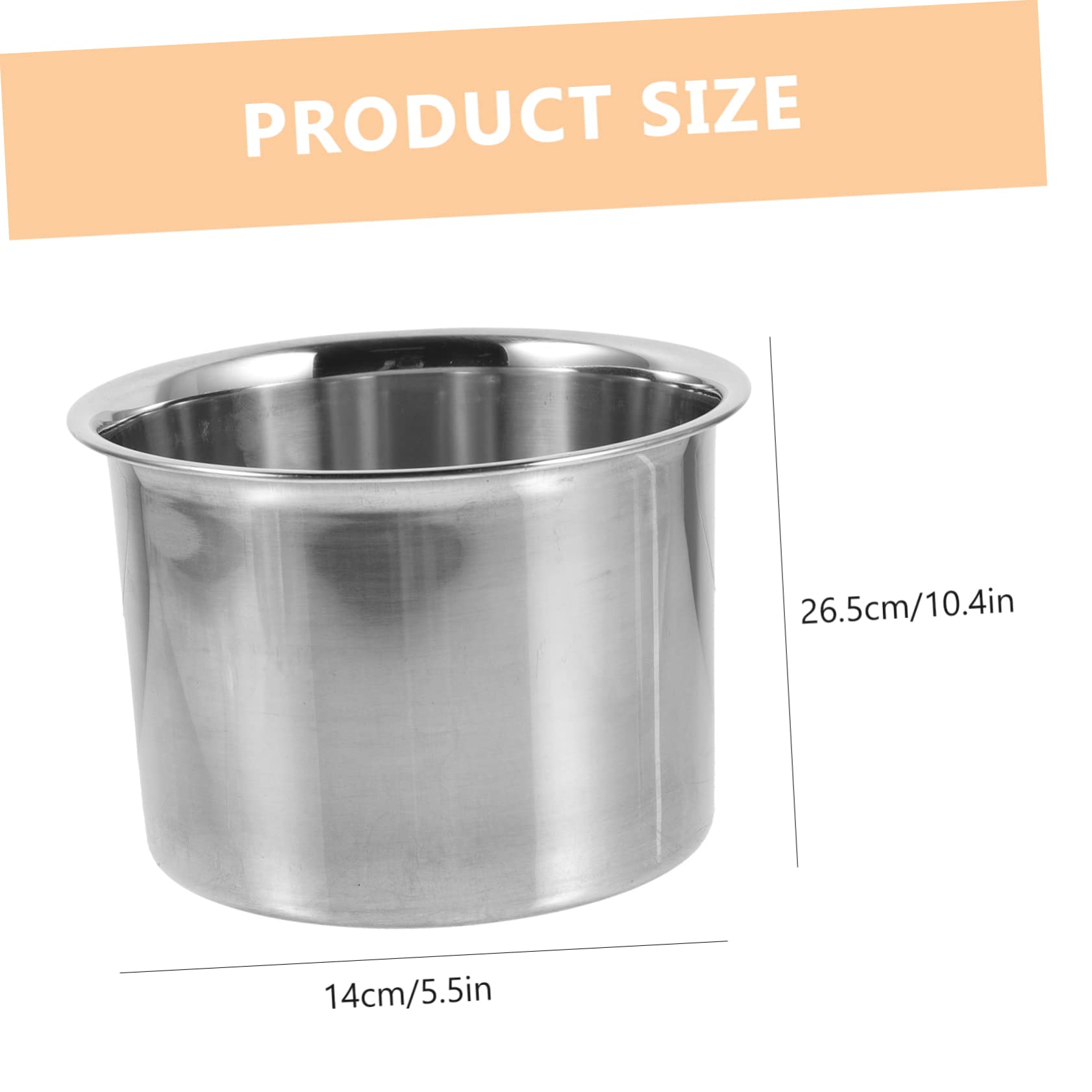 NAMOARLY Butter Heating Pot Double Boiler Melting Pot Set Easy to Clean and Portable Random