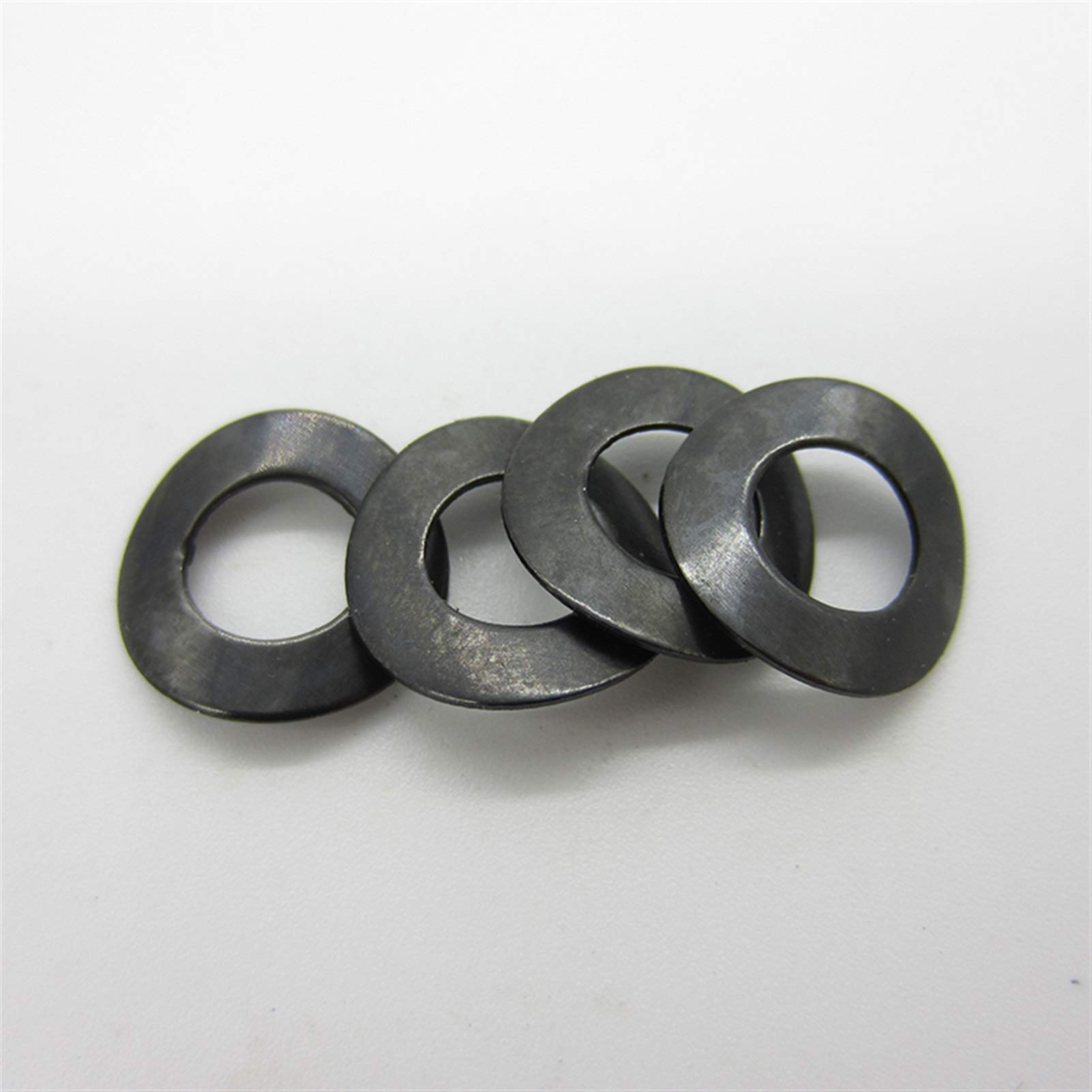 Zkenshan-Arandela Plana 100pcs M3 M4 M5 M6 M8 M10 Curvas de Acero al Carbono lavadoras de Resorte, Buena Resistencia al Desgaste (Inner Diameter : M10, Number of Pcs : 1000Pcs)