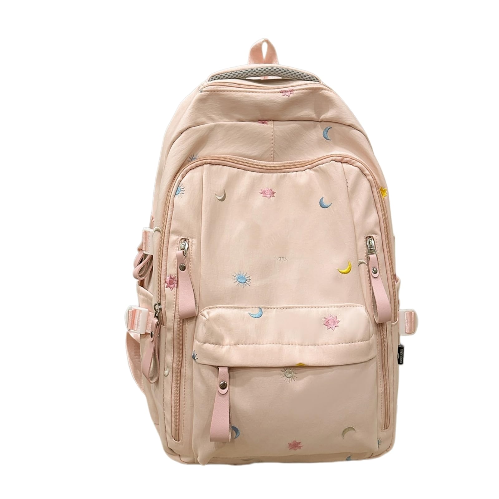Zaino Star Moon Ricamato Ragazze Zaino, Grande capacità Nicchia Elegante Campus Borsa