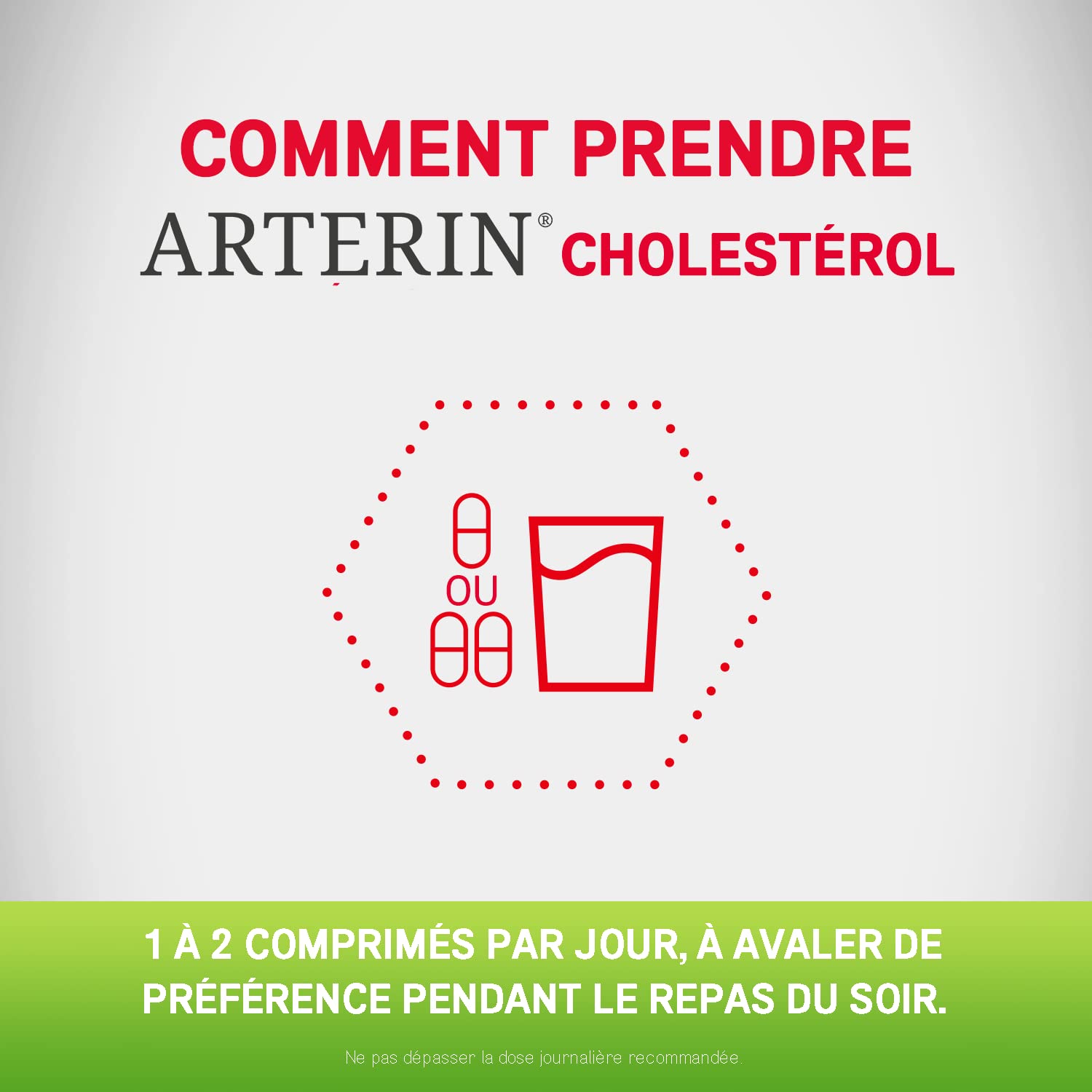 ARTERIN Cholestérol - Complément Alimentaire à base de Plantes, de Stérols Végétaux ajoutés et de Vitamine C - 90 Comprimés