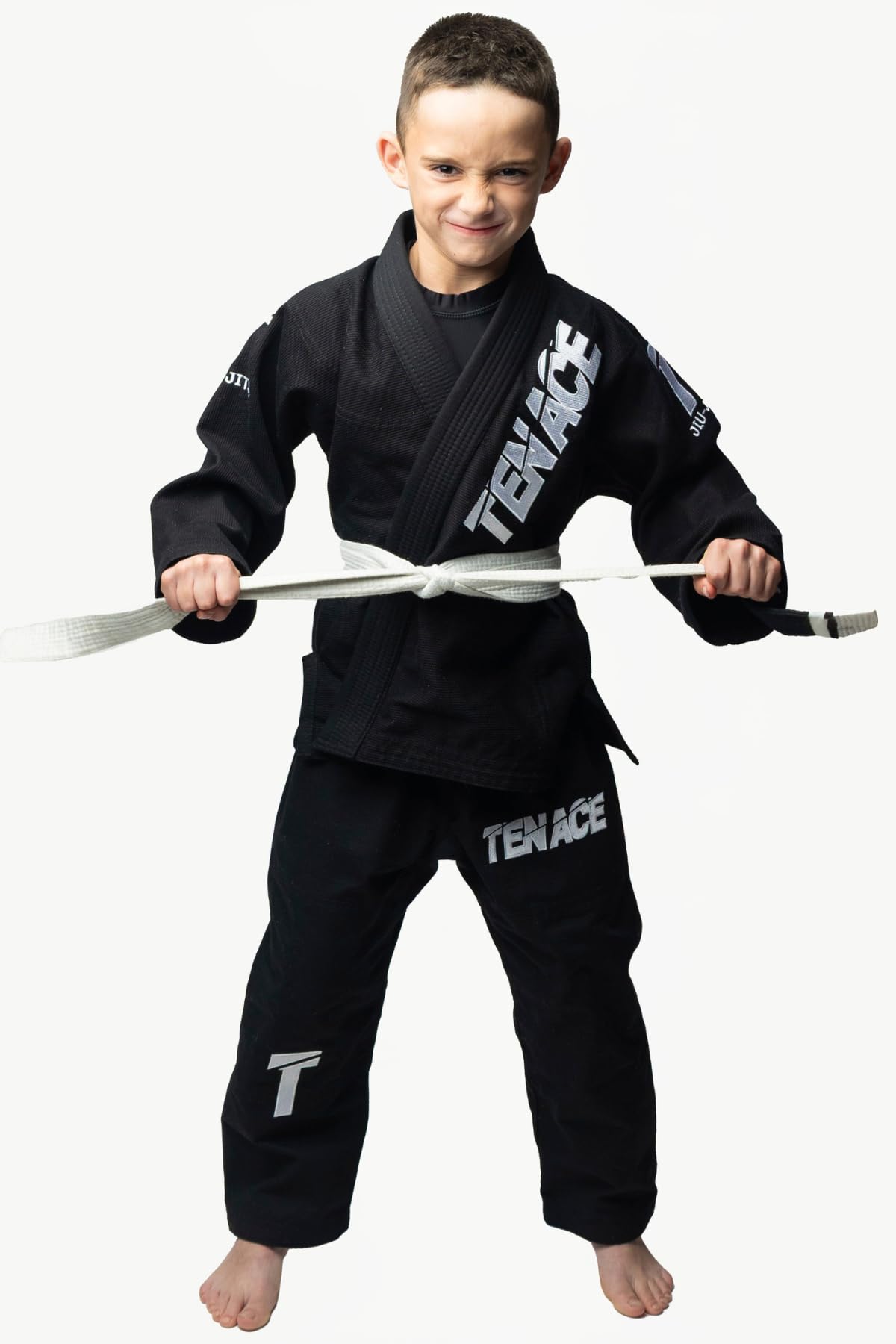 Tenace Kimono Premium Jiu Jitsu BJJ - Unisex Niño Gi Para Entrenamiento y Competición