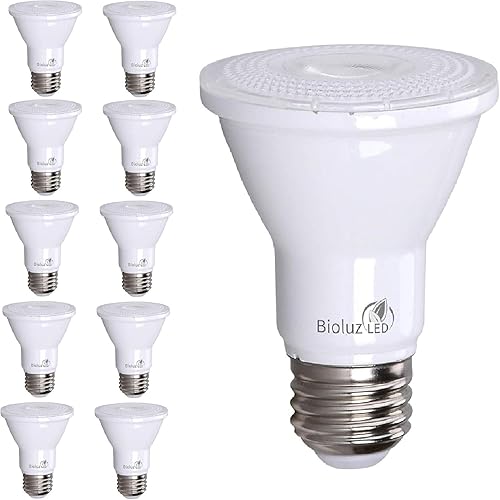 Miniatura 9 de Bioluz LED Bombillas LED PAR20 5000K 90 CRI 5.5W  75W de repuesto 500 lúmenes lámpara regulable  Listado UL y Título 20 (5000 K luz diurna, 4