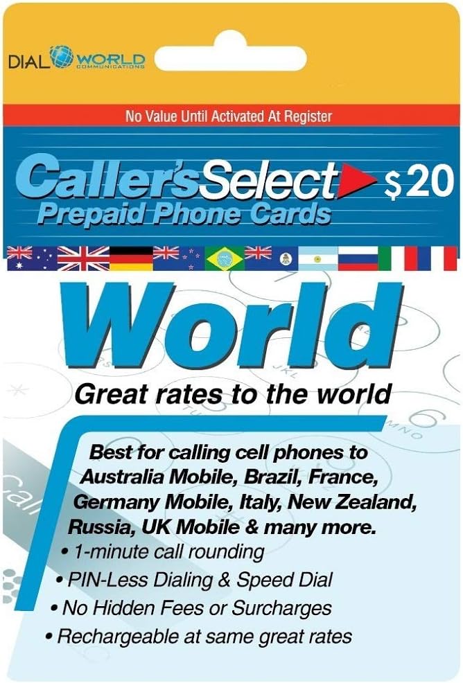 Prepaid Phone Card for International Long Distance Calling