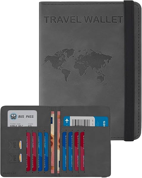 RAXCLAY Porta Passaporto RFID