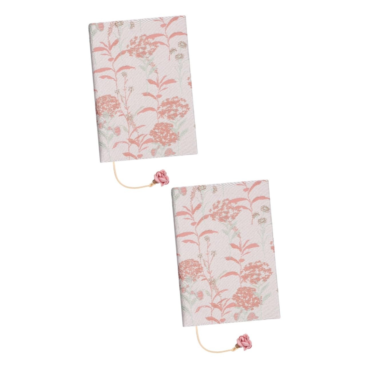 SHINEOFI 2piezas Funda De Tela Para Libros Marcador Práctico Protección Efectiva y Textura Para Scrapbooks y Cuadernos Decoración De Libros Aesthetic