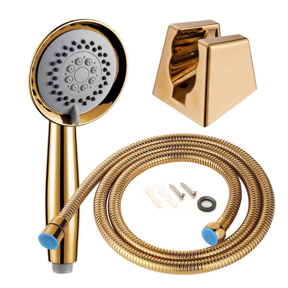 Pommeau de douche plaqué or de style européen 8 pouces pommeau simple haute finition
