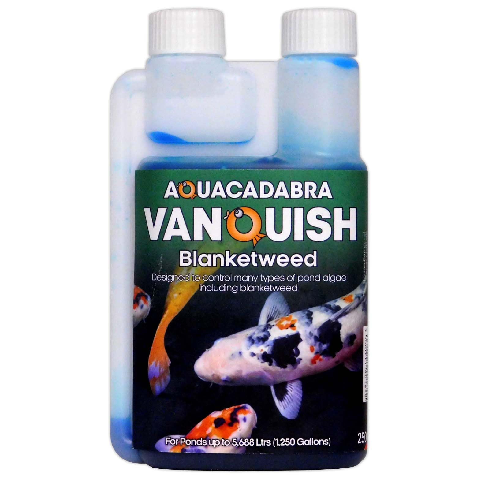 Aquacadabra Vanquish Blanketweed Remover 250ml Pond Algae Treatment for Clear Water, Controls Blanketweed & Green Algae, For Koi & Fish