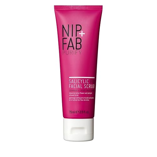 Nip + Fab - Exfoliante de ácido salicílico para cara con vitamina E y roca volcánica exfoliante limpiador facial exfoliante para poros y control de