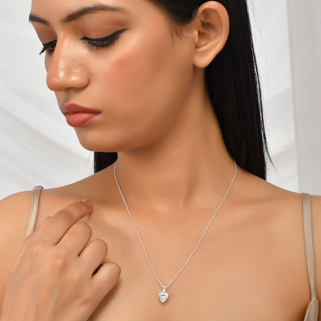 Heart-Shape 925 Sterling Silver Pendant