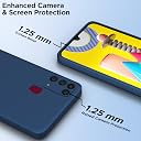 Pikkme Back Cover for Samsung Galaxy M31 / M31 Prime / F41 | Camera Protection Shockproof Soft Matte Silicone Bumper Case (Blue) gallery image
