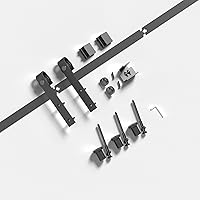 Vista 7 de EaseLife - Kit de riel para puerta corrediza de gabinete mini de 3.3 pies, fácil de instalar, se desliza suavemente y silenciosamente, se aplica